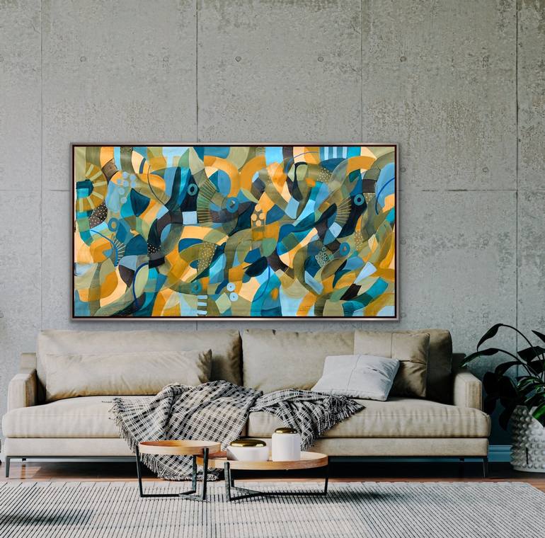 Original Abstract Painting by Rashna Hackett