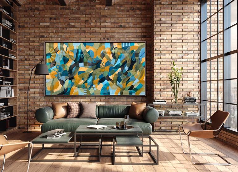 Original Abstract Painting by Rashna Hackett