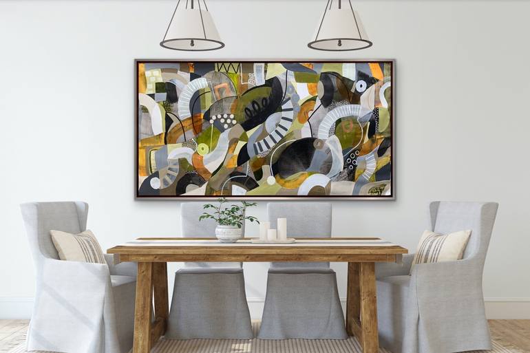 Original Abstract Painting by Rashna Hackett