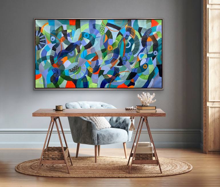 Original Abstract Painting by Rashna Hackett