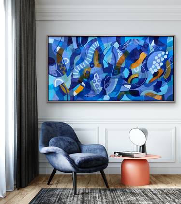 Original Abstract Expressionism Abstract Paintings by Rashna Hackett