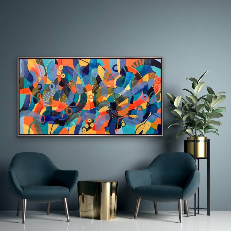 Original Abstract Painting by Rashna Hackett