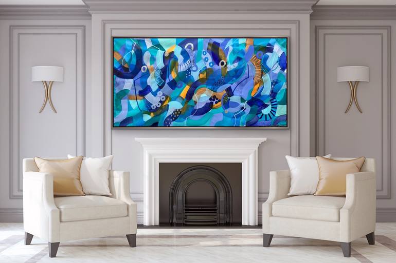 Original Abstract Painting by Rashna Hackett