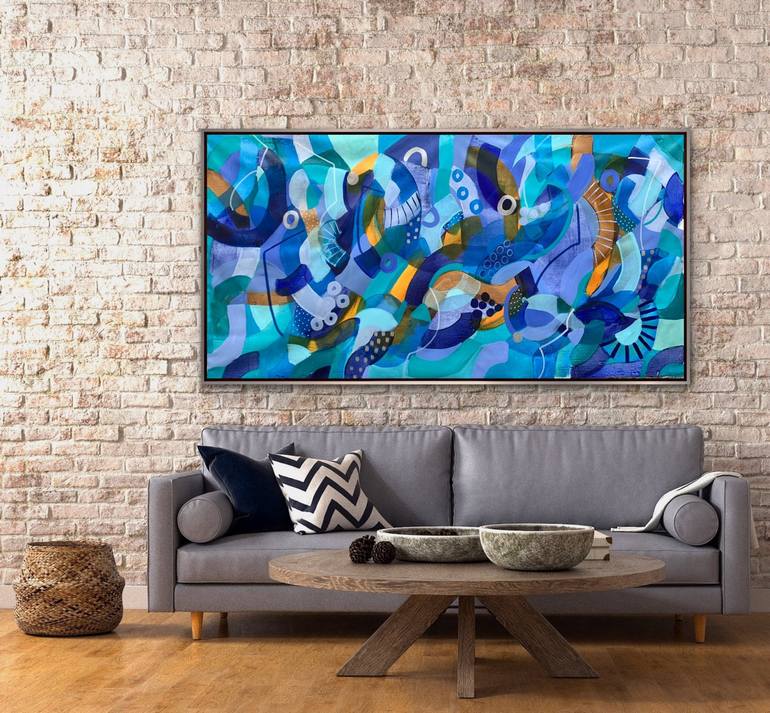 Original Abstract Painting by Rashna Hackett