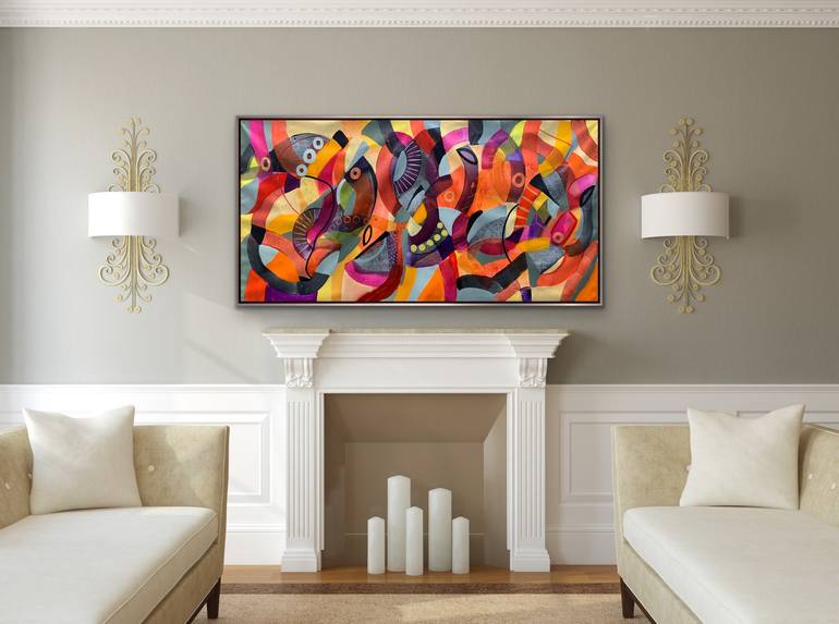 Original Abstract Painting by Rashna Hackett