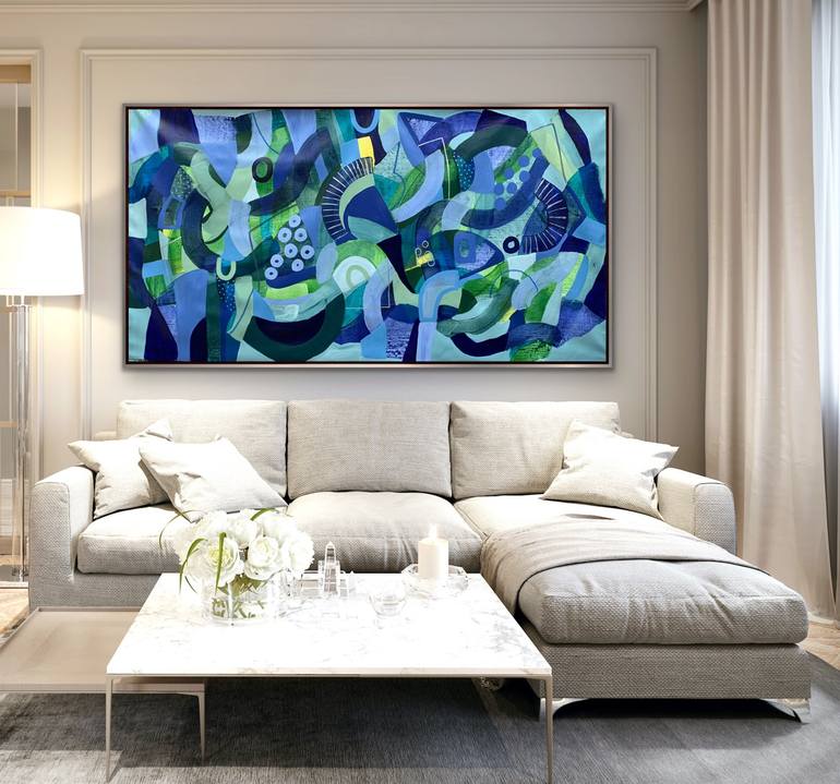 Original Abstract Painting by Rashna Hackett