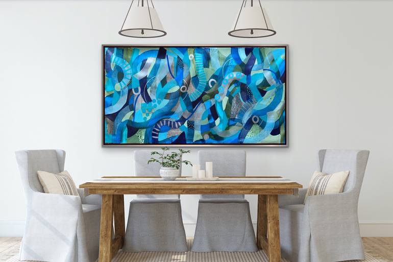 Original Abstract Painting by Rashna Hackett