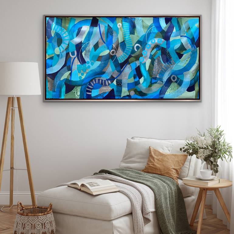 Original Abstract Painting by Rashna Hackett