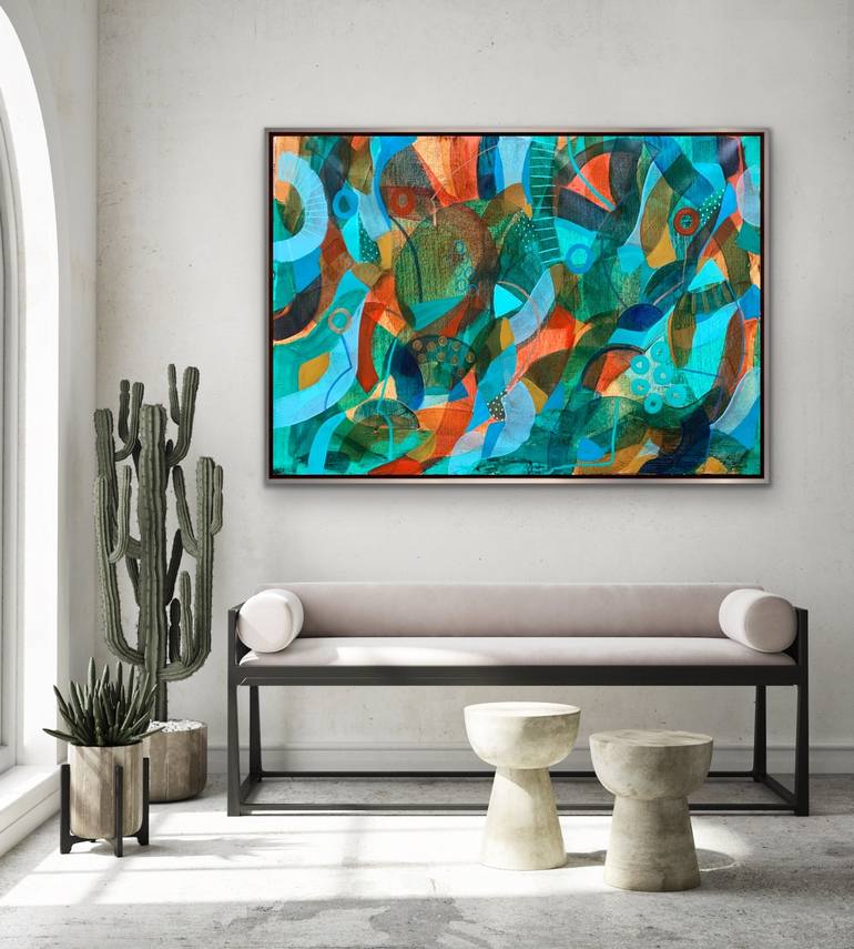 Original Abstract Painting by Rashna Hackett