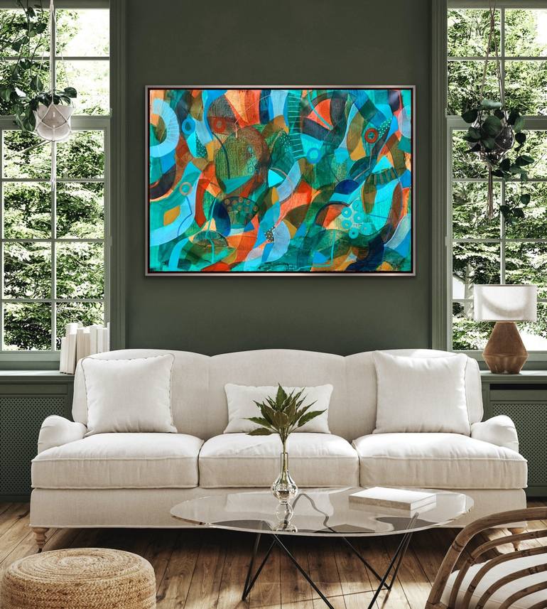 Original Abstract Painting by Rashna Hackett