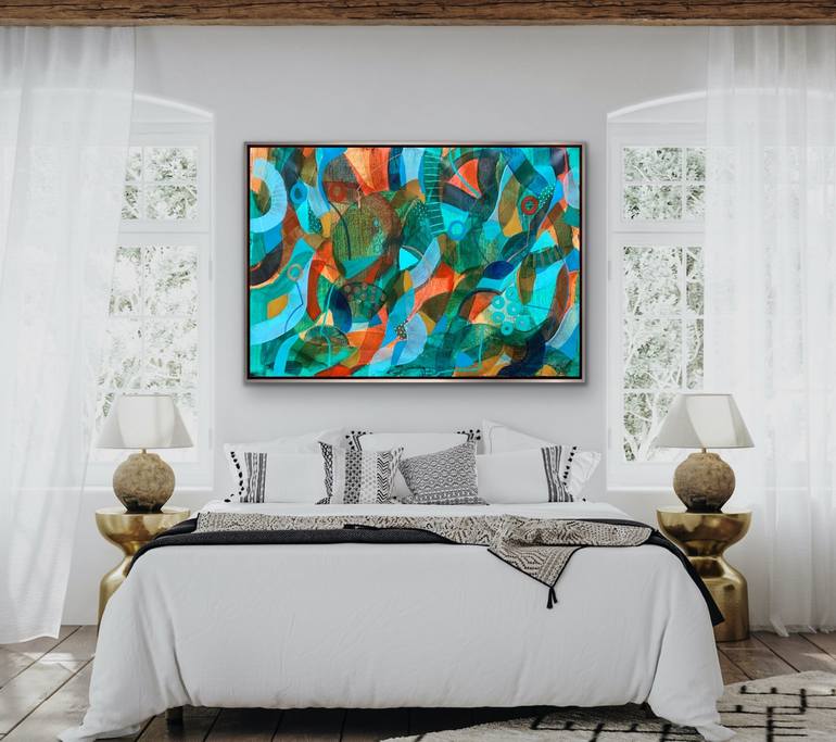 Original Abstract Painting by Rashna Hackett