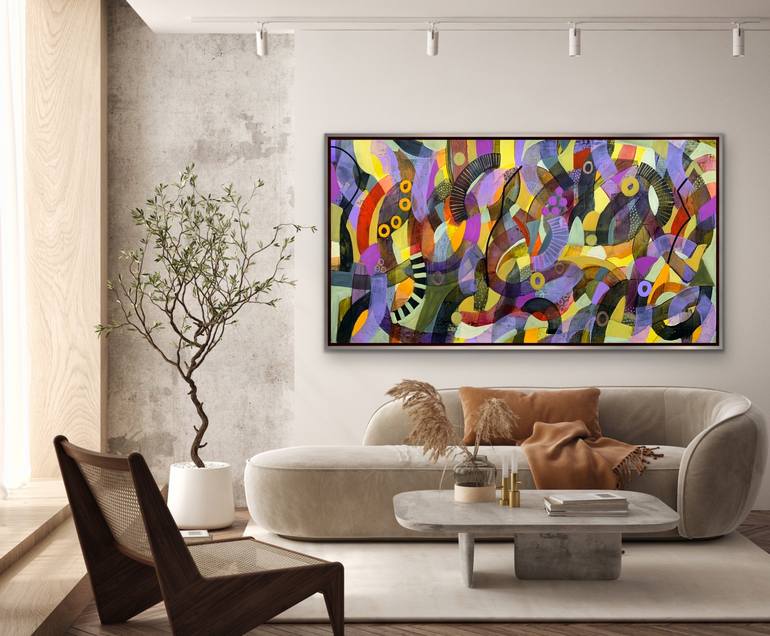 Original Abstract Painting by Rashna Hackett