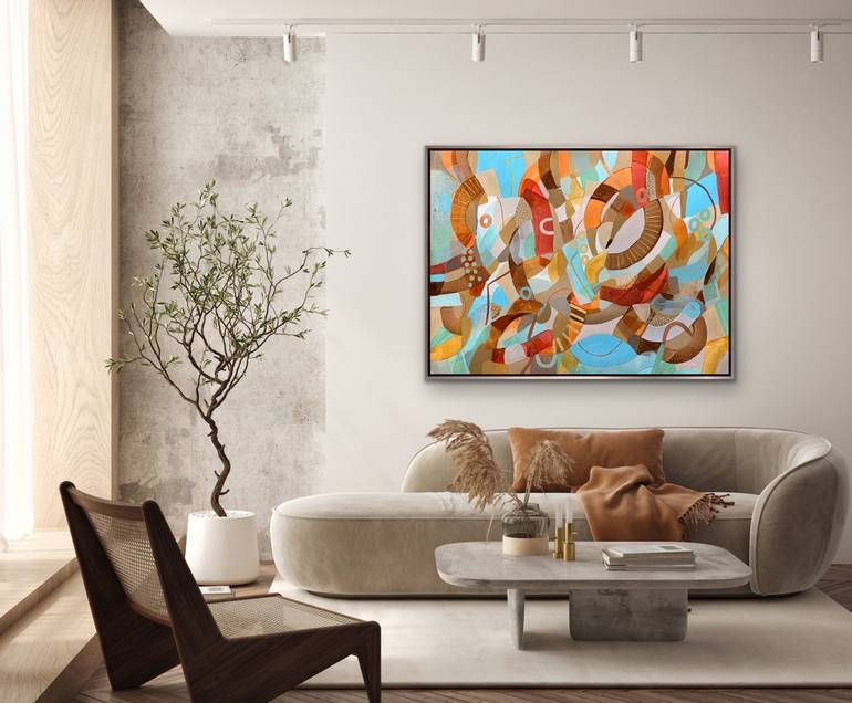 Original Abstract Painting by Rashna Hackett