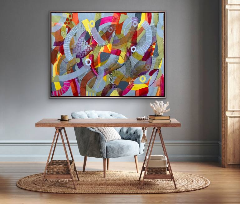 Original Abstract Painting by Rashna Hackett