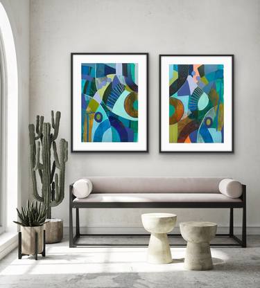 Original Abstract Paintings by Rashna Hackett