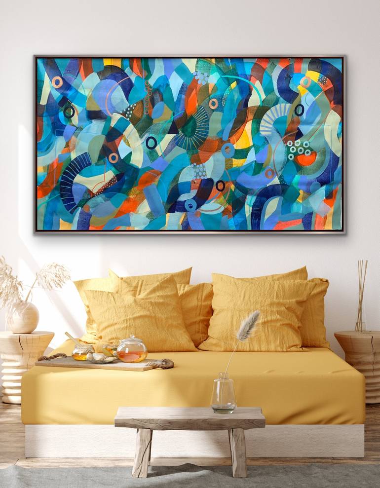 Original Abstract Painting by Rashna Hackett