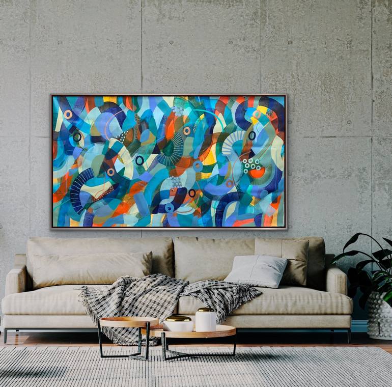 Original Abstract Painting by Rashna Hackett