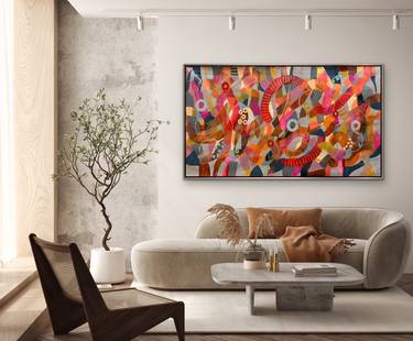 Original Abstract Paintings by Rashna Hackett