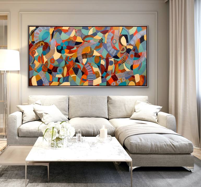 Original Abstract Painting by Rashna Hackett