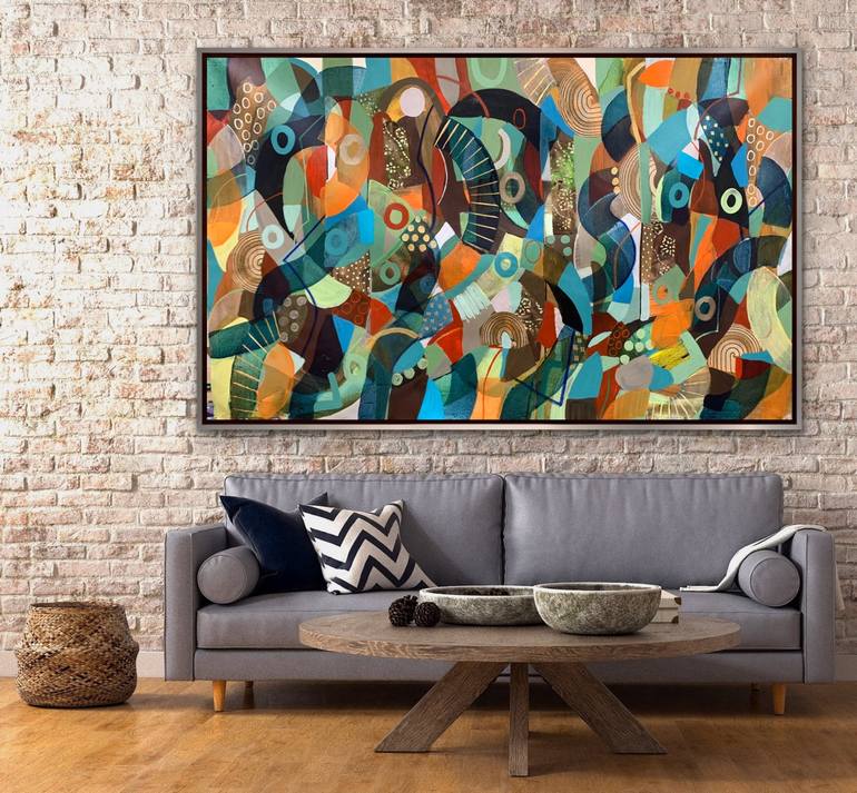 Original Abstract Painting by Rashna Hackett