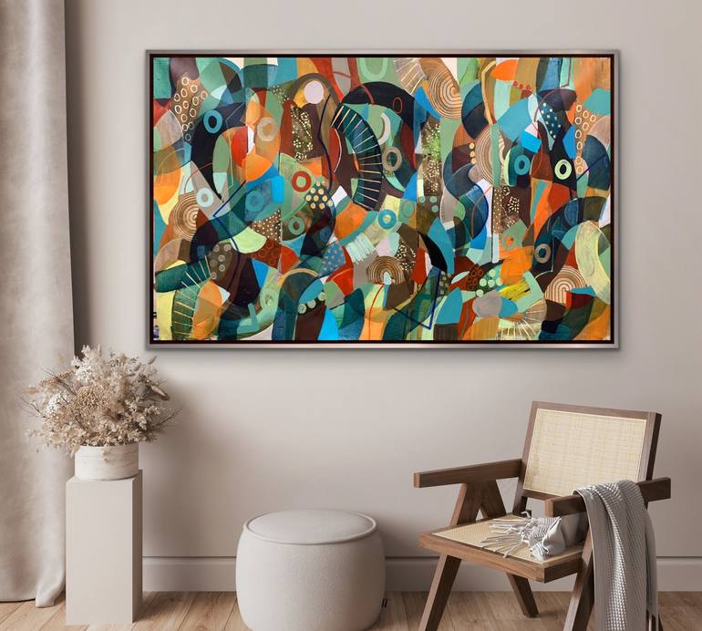 Original Abstract Painting by Rashna Hackett