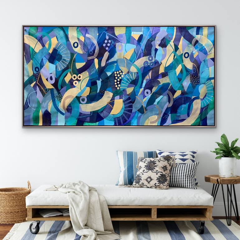 Original Abstract Painting by Rashna Hackett