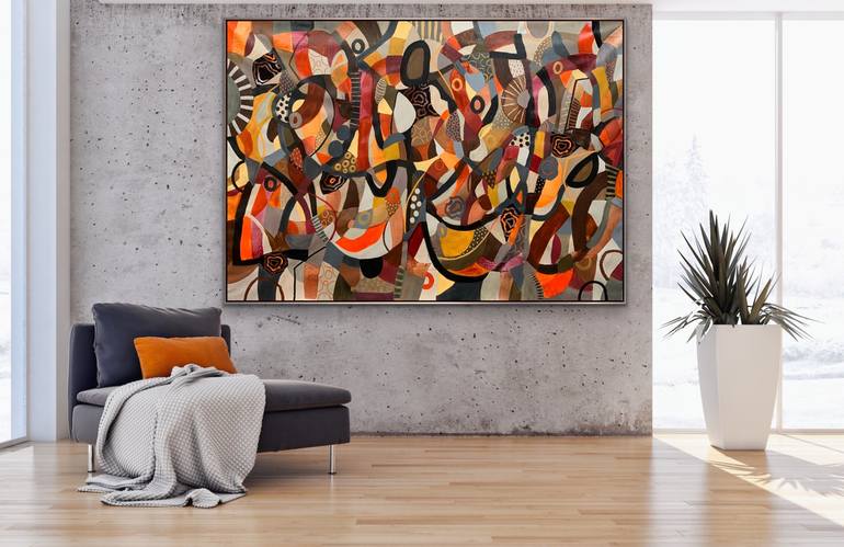 Original Abstract Painting by Rashna Hackett