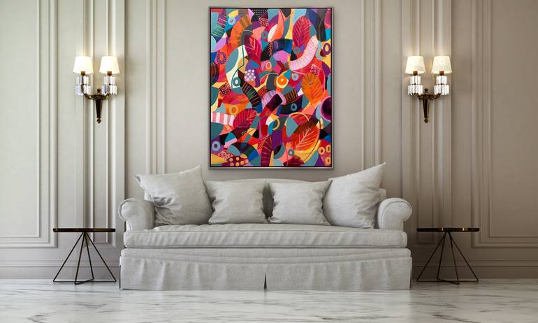 Original Abstract Painting by Rashna Hackett