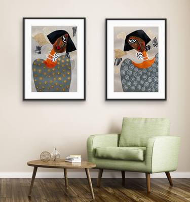 Original Women Paintings by Rashna Hackett