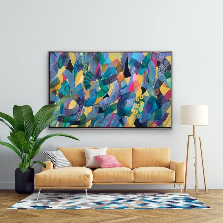 Original Abstract Painting by Rashna Hackett