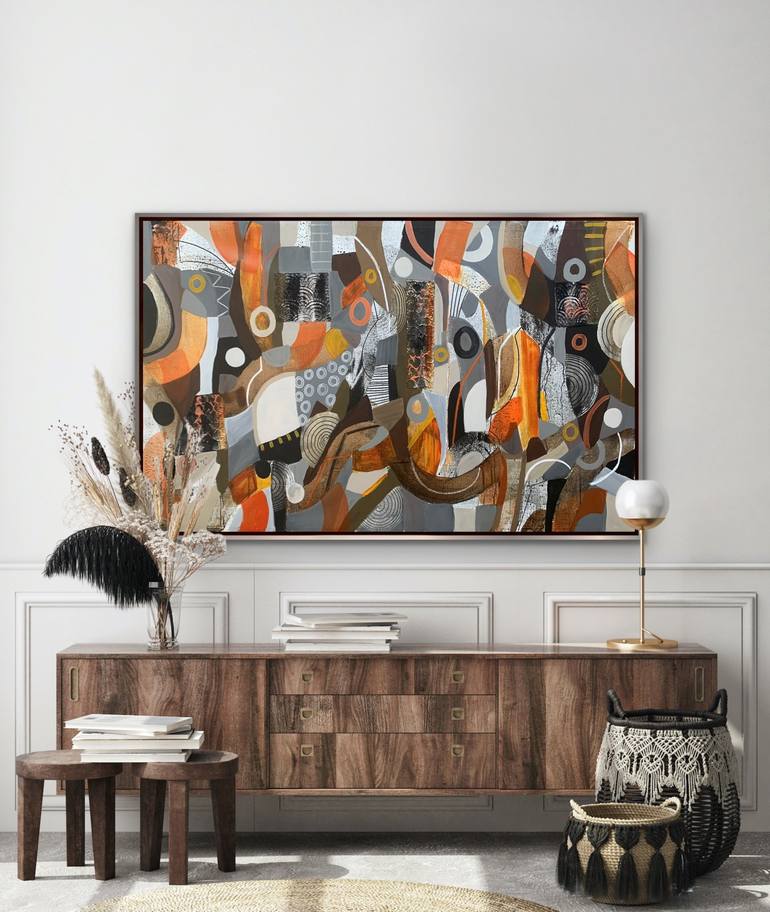 Original Abstract Painting by Rashna Hackett