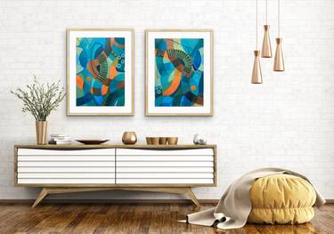 Original Abstract Paintings by Rashna Hackett