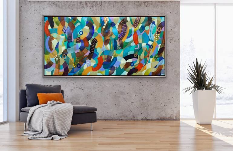 Original Abstract Painting by Rashna Hackett