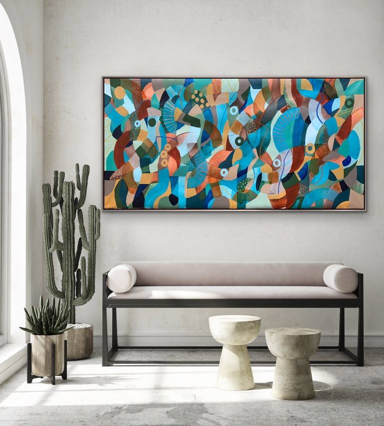 Original Abstract Painting by Rashna Hackett