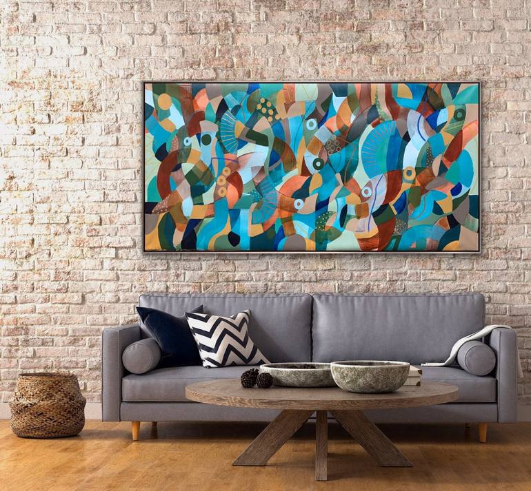 Original Abstract Painting by Rashna Hackett