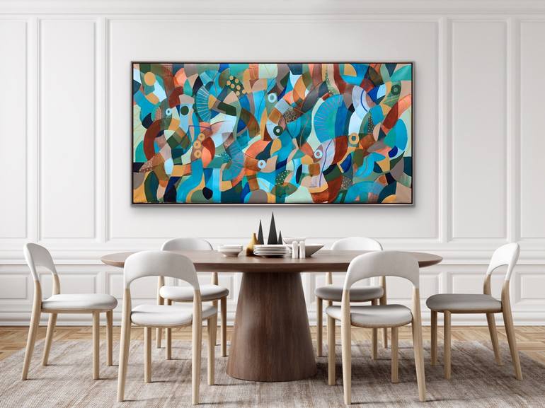 Original Abstract Painting by Rashna Hackett