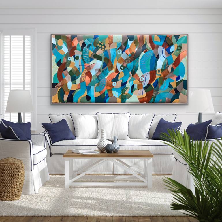 Original Abstract Painting by Rashna Hackett