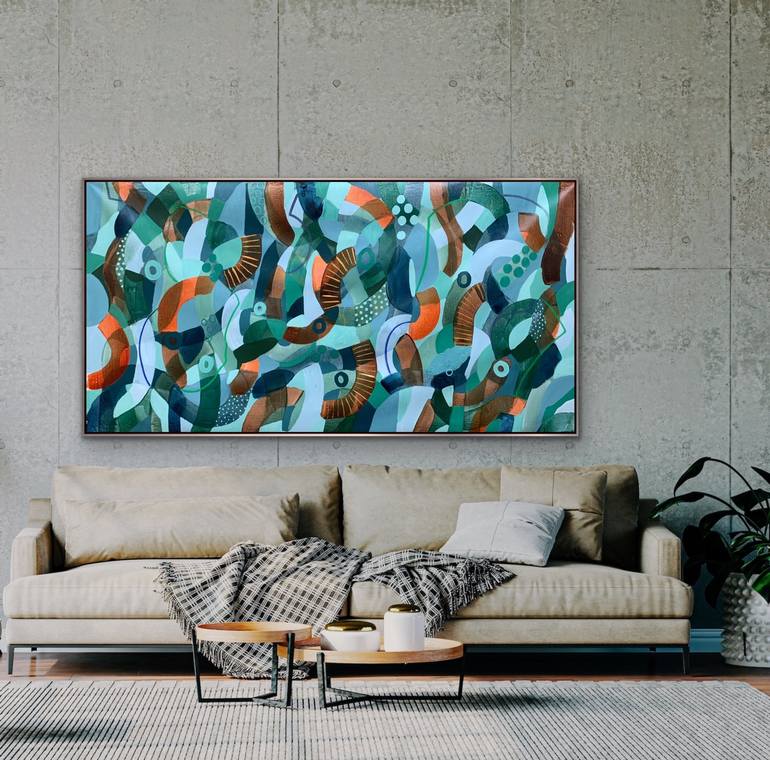 Original Abstract Painting by Rashna Hackett