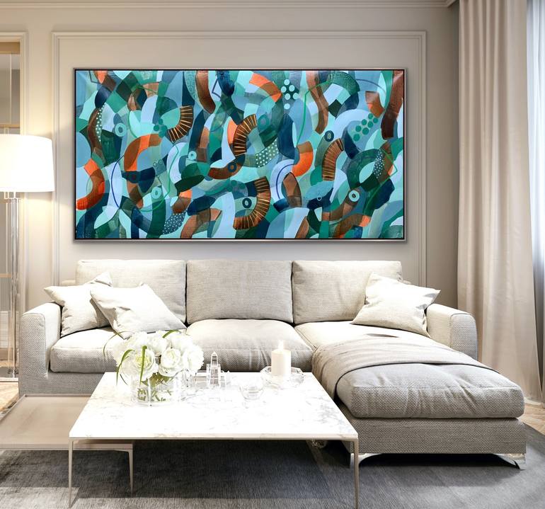 Original Abstract Painting by Rashna Hackett