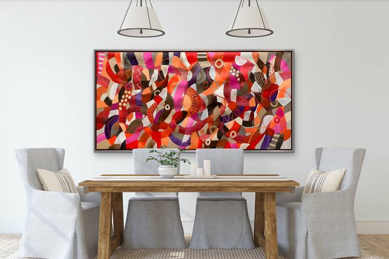 Original Abstract Painting by Rashna Hackett