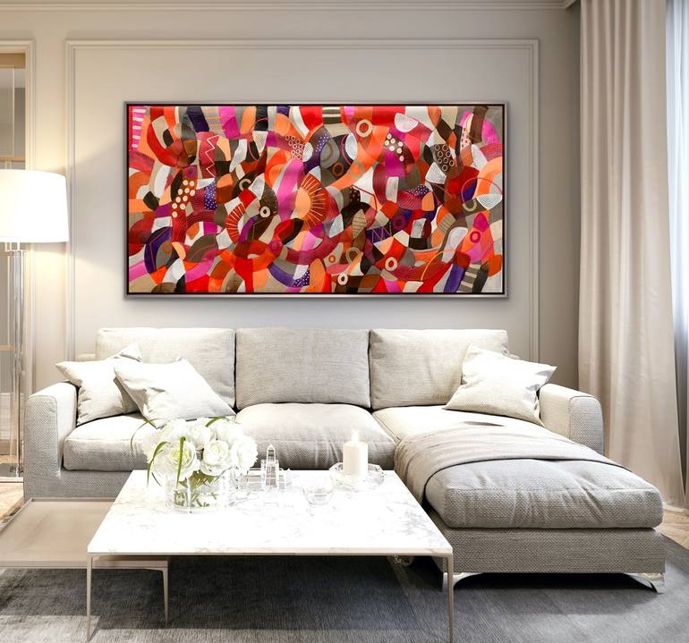 Original Abstract Painting by Rashna Hackett