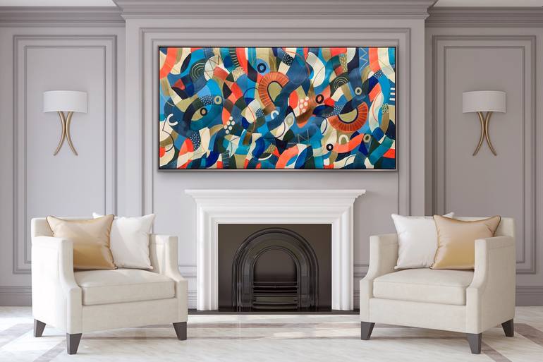 Original Abstract Painting by Rashna Hackett