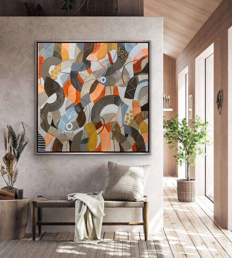 Original Abstract Painting by Rashna Hackett