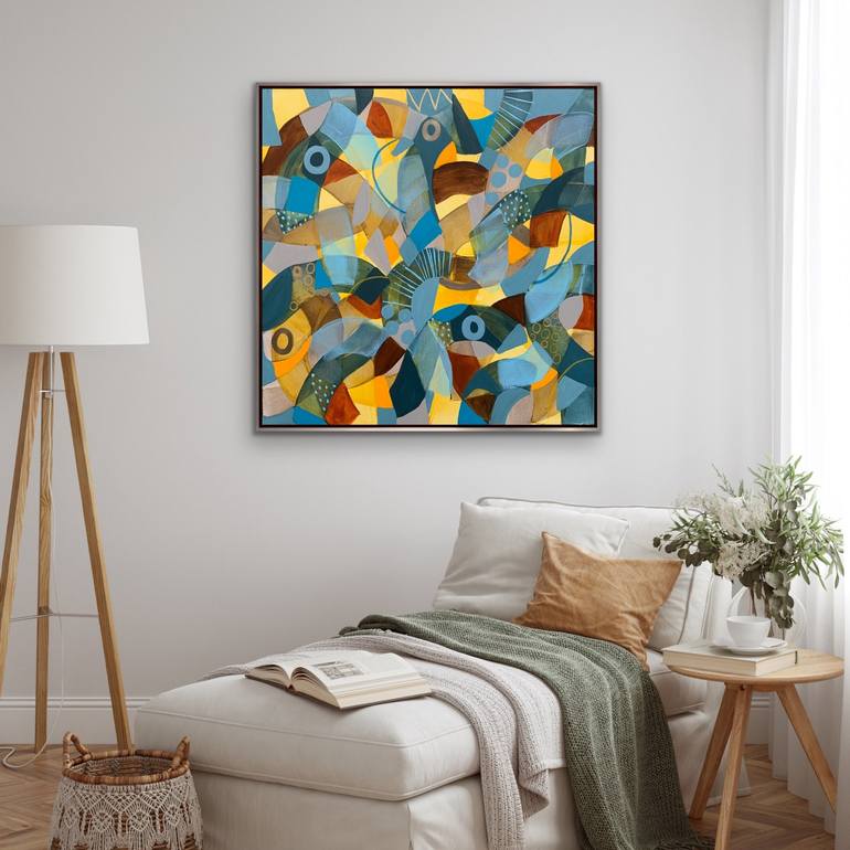 Original Abstract Painting by Rashna Hackett