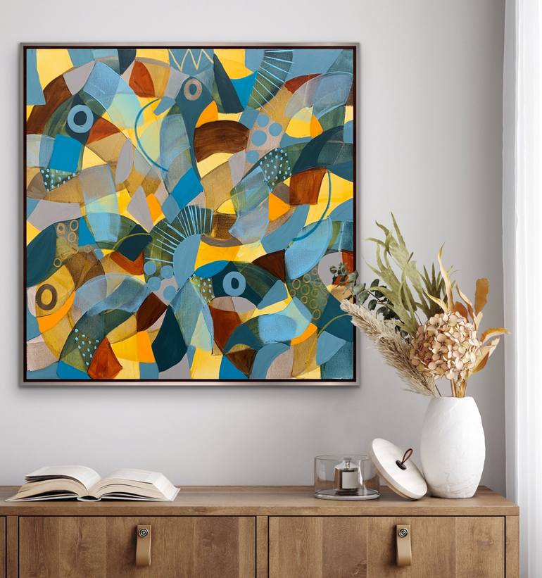 Original Abstract Painting by Rashna Hackett