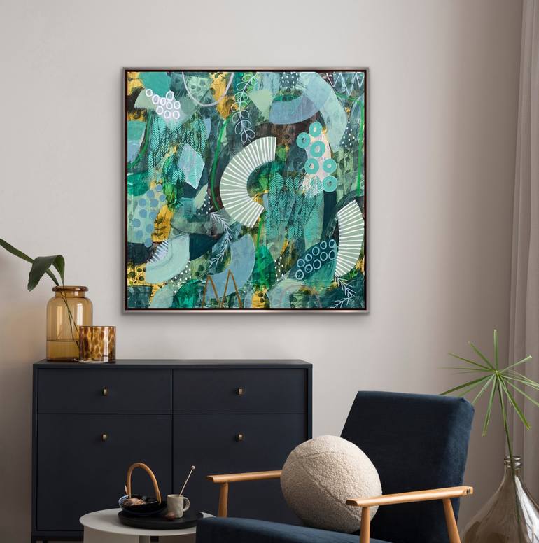 Original Abstract Painting by Rashna Hackett