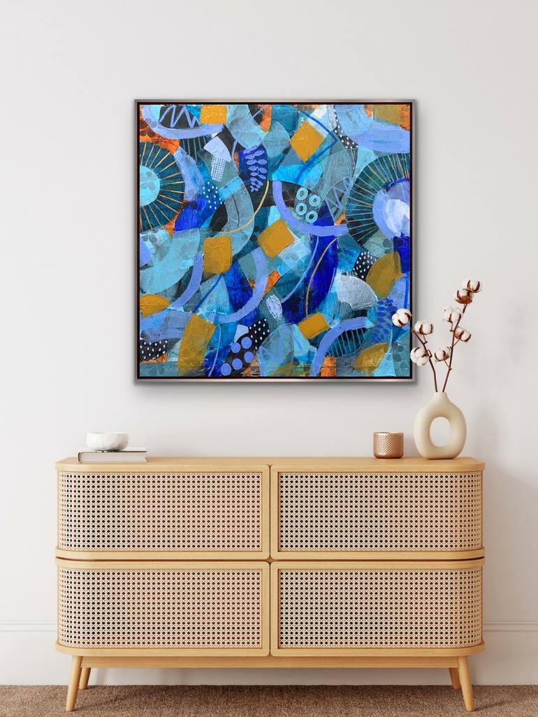 Original Abstract Painting by Rashna Hackett