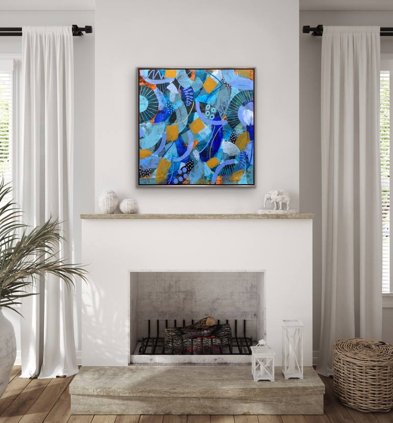 Original Abstract Painting by Rashna Hackett