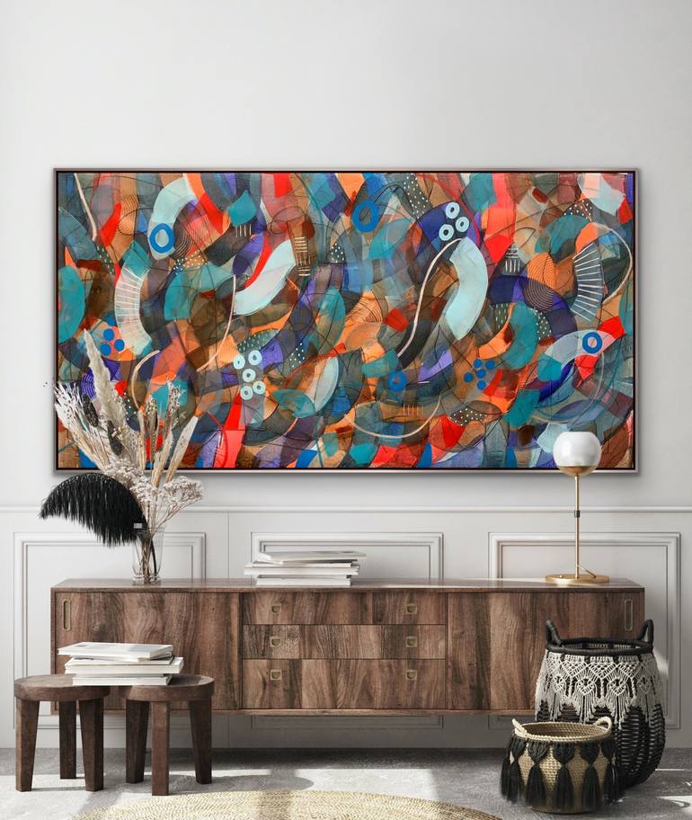 Original Abstract Painting by Rashna Hackett