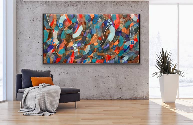 Original Abstract Painting by Rashna Hackett